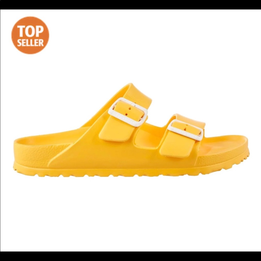 Yellow Birkenstocks